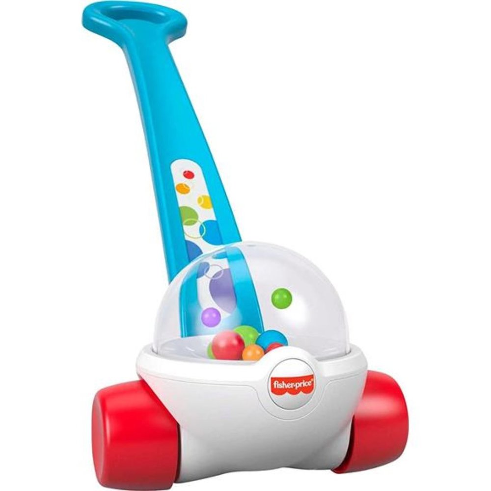 ​Fisher-Price Corn Popper Baby Toy with Ball-Popping for 1 Year Old, Blue​